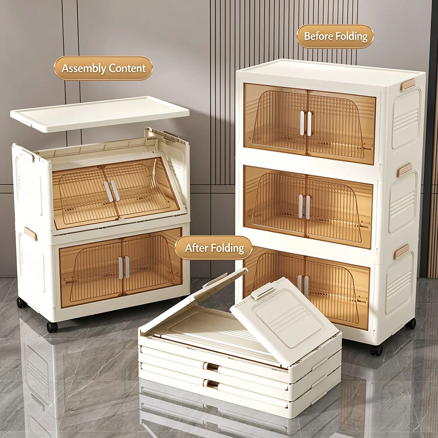 01 Folding Storage Cabinet