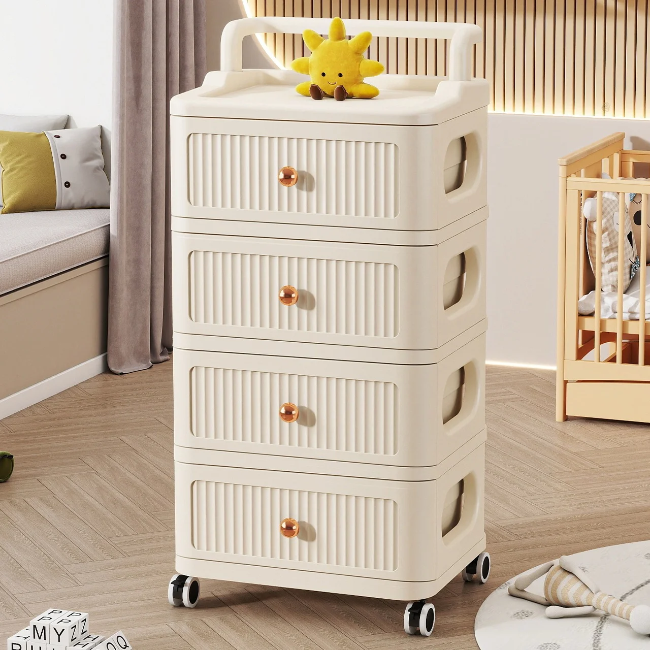 02 Rolling Drawer Storage Cart