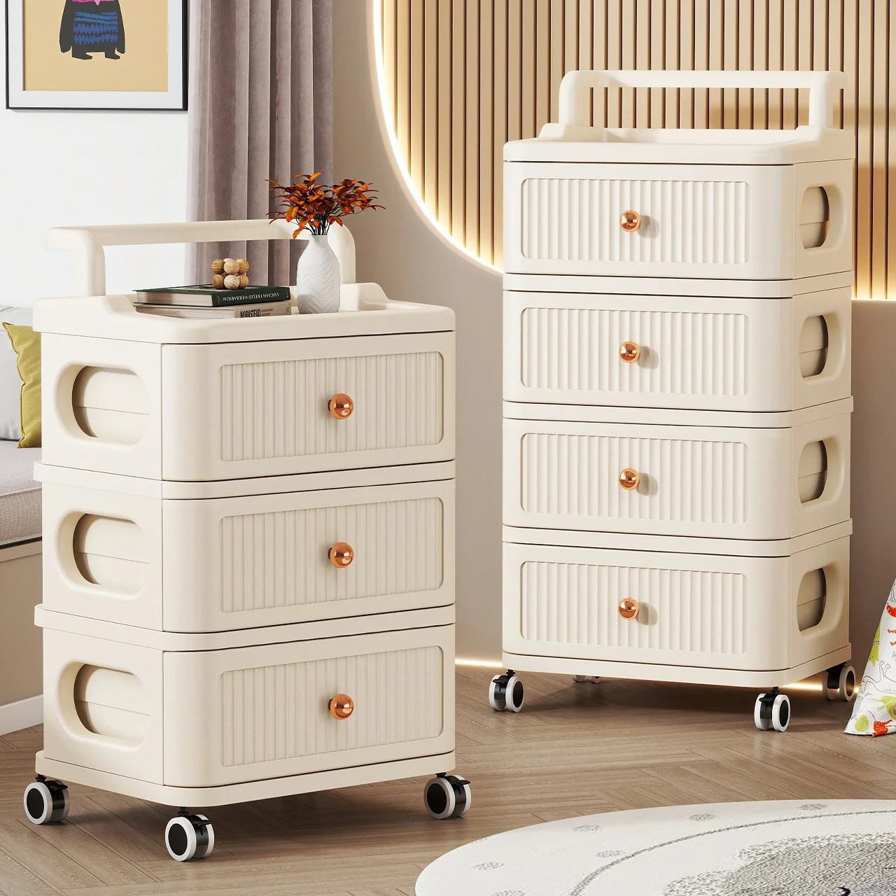 02 Rolling Drawer Storage Cart